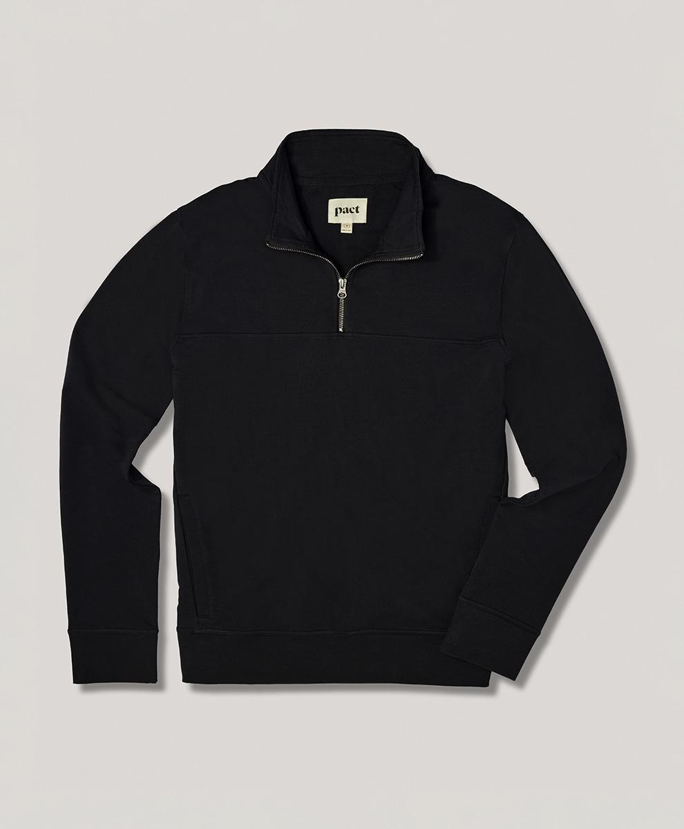 Mens Black Off Duty Quarter Zip S Product Image