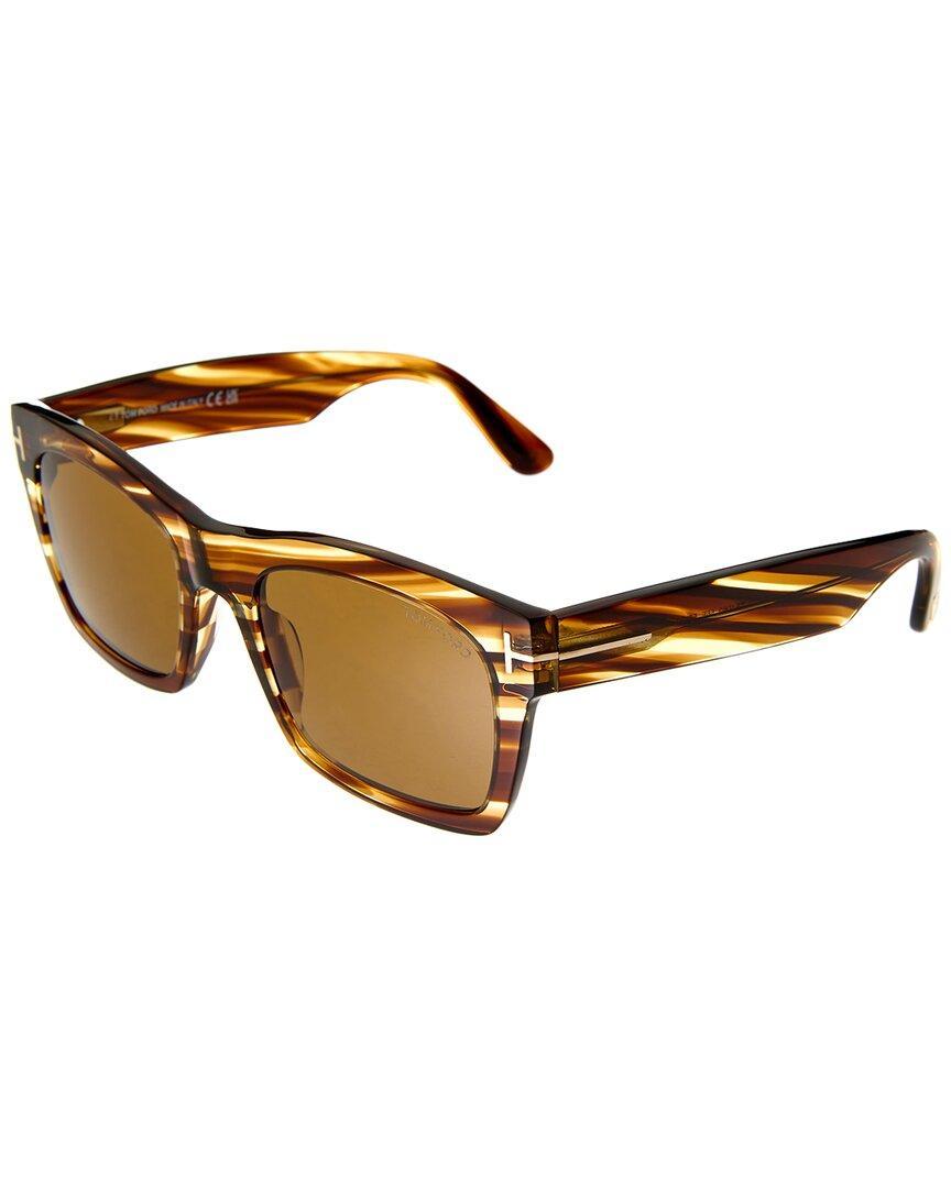 TOM FORD Men's Ft1062 56mm Sunglasses In Brown Product Image