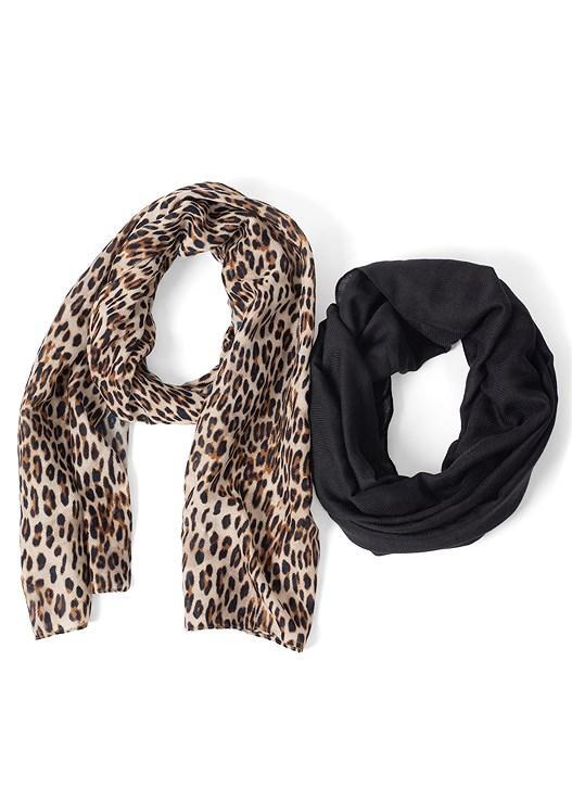 Leopard Scarf Set Product Image