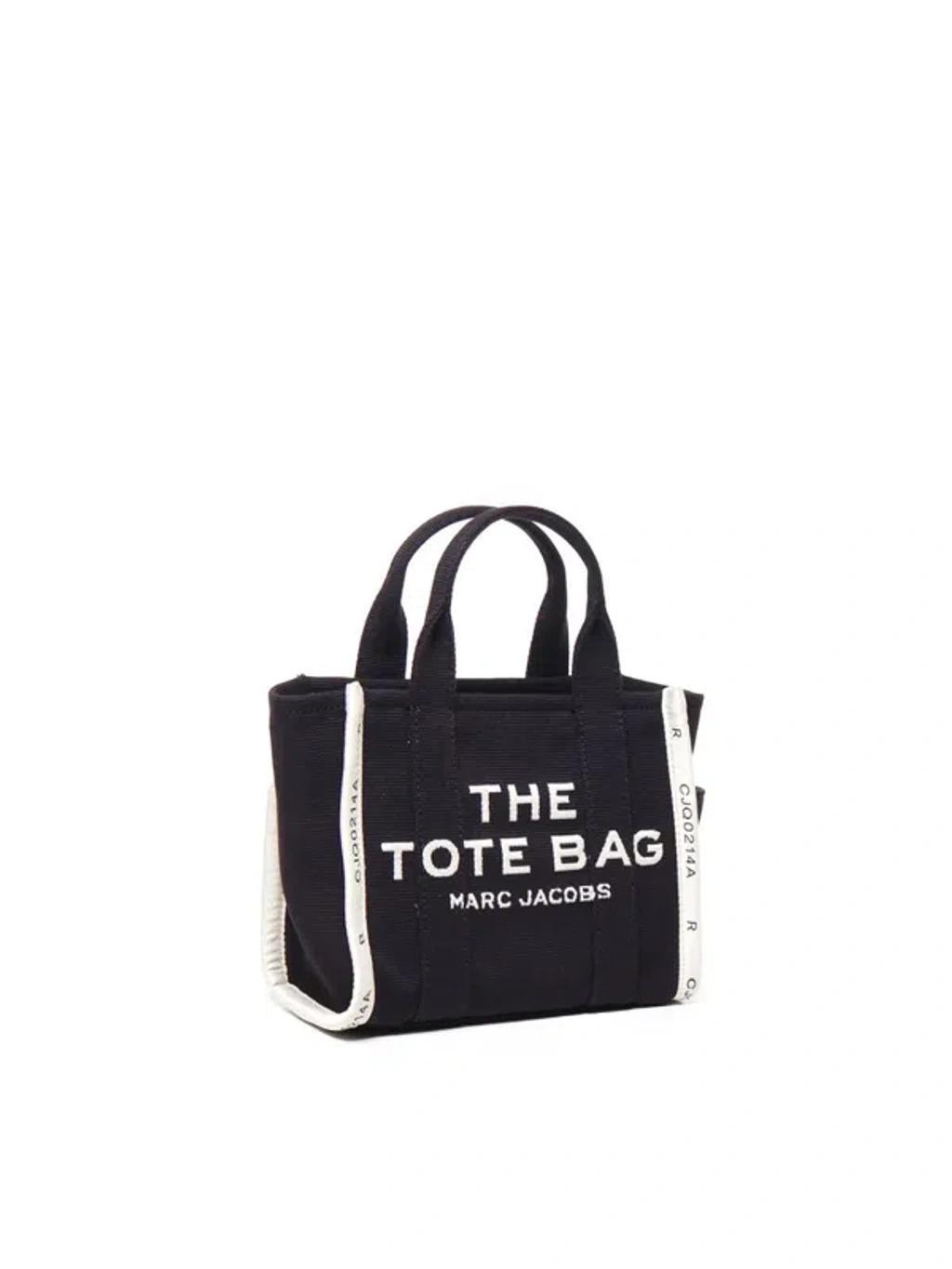 MARC JACOBS The Mini Canvas Tote Bag In Black Product Image