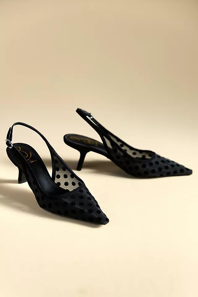 Sam Edelman Bianka Mesh Dot Slingback Heels Product Image