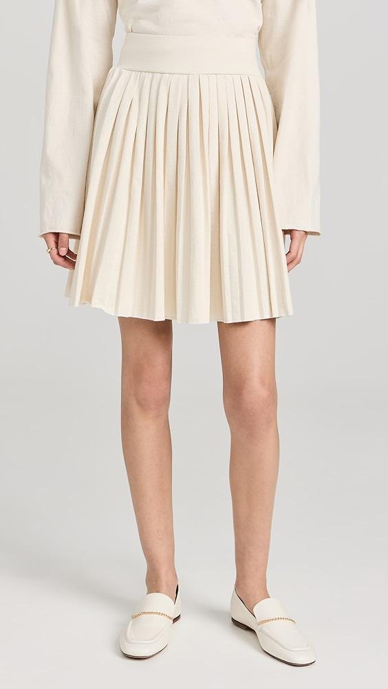 Les Tien Paulina Box Pleat Tennis Skirt | Shopbop product image