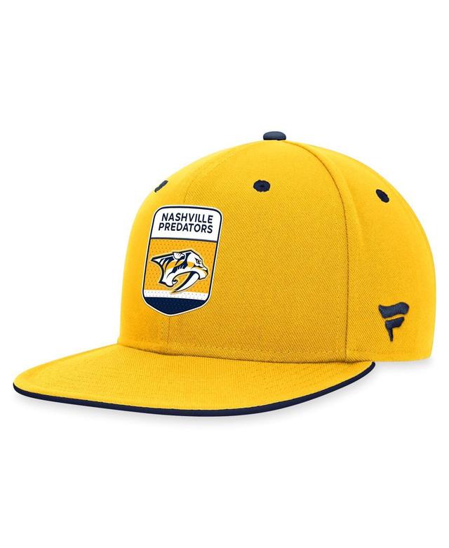 Mens Fanatics Gold Nashville Predators 2023 Nhl Draft Snapback Hat Product Image