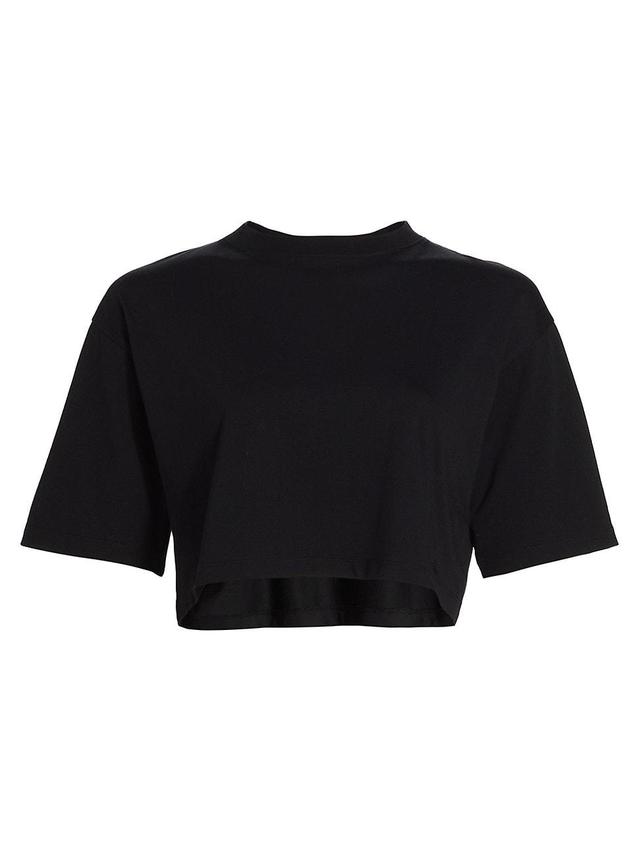 Womens Gupo Cropped Crewneck T-Shirt Product Image