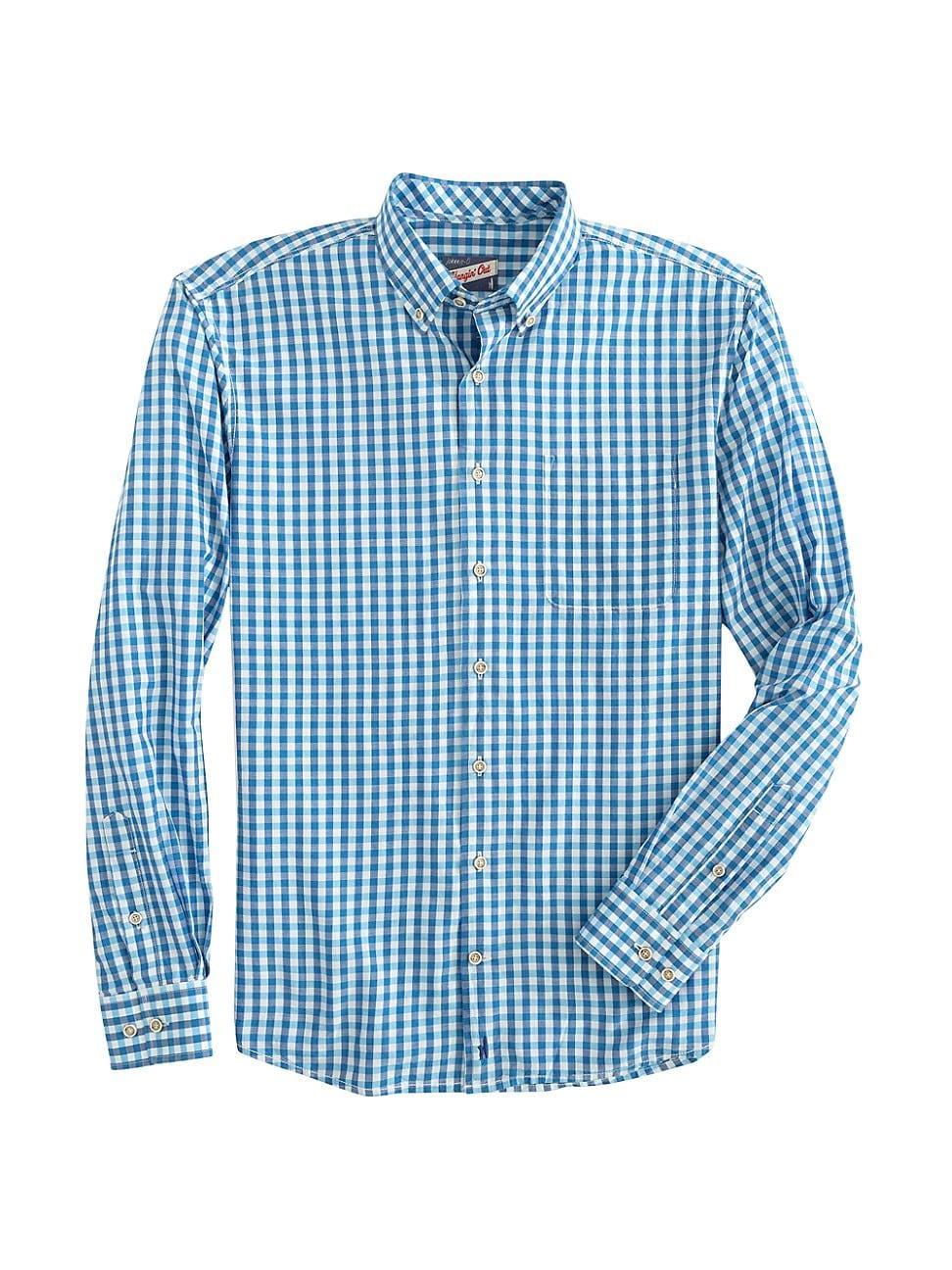 johnnie-O Abner Hangin Out Woven (Malibu ) Men's Clothing Product Image