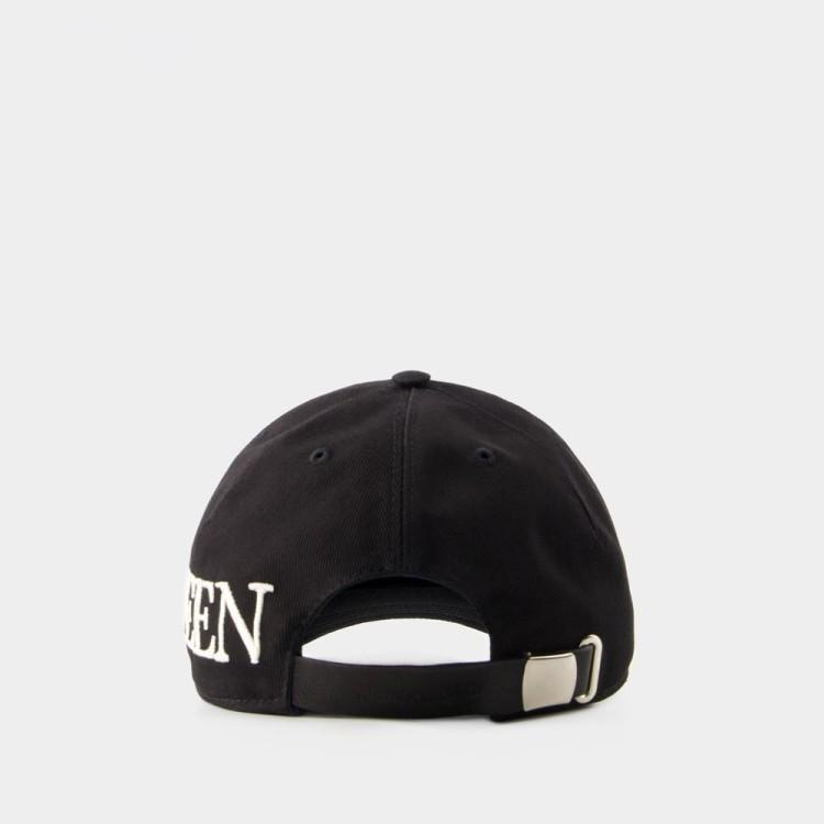 Oversize Baseball Cap - Cotton - Black Product Image