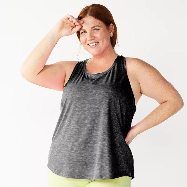 Plus Size Tek Gear Racerback Tank Top, Womens Product Image