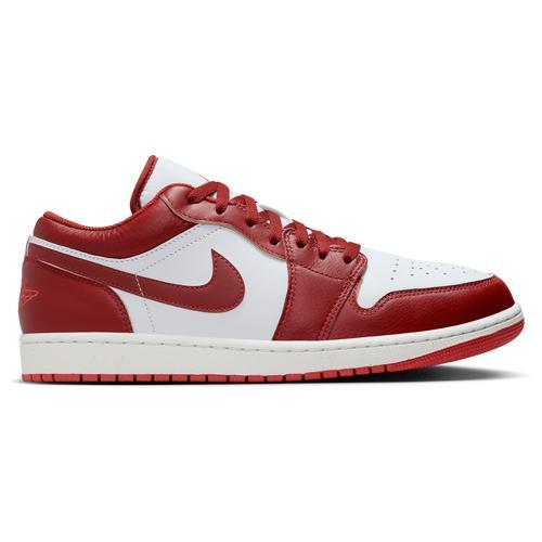 Jordan Mens AJ1 Low SE - Basketball Shoes Red/White Product Image