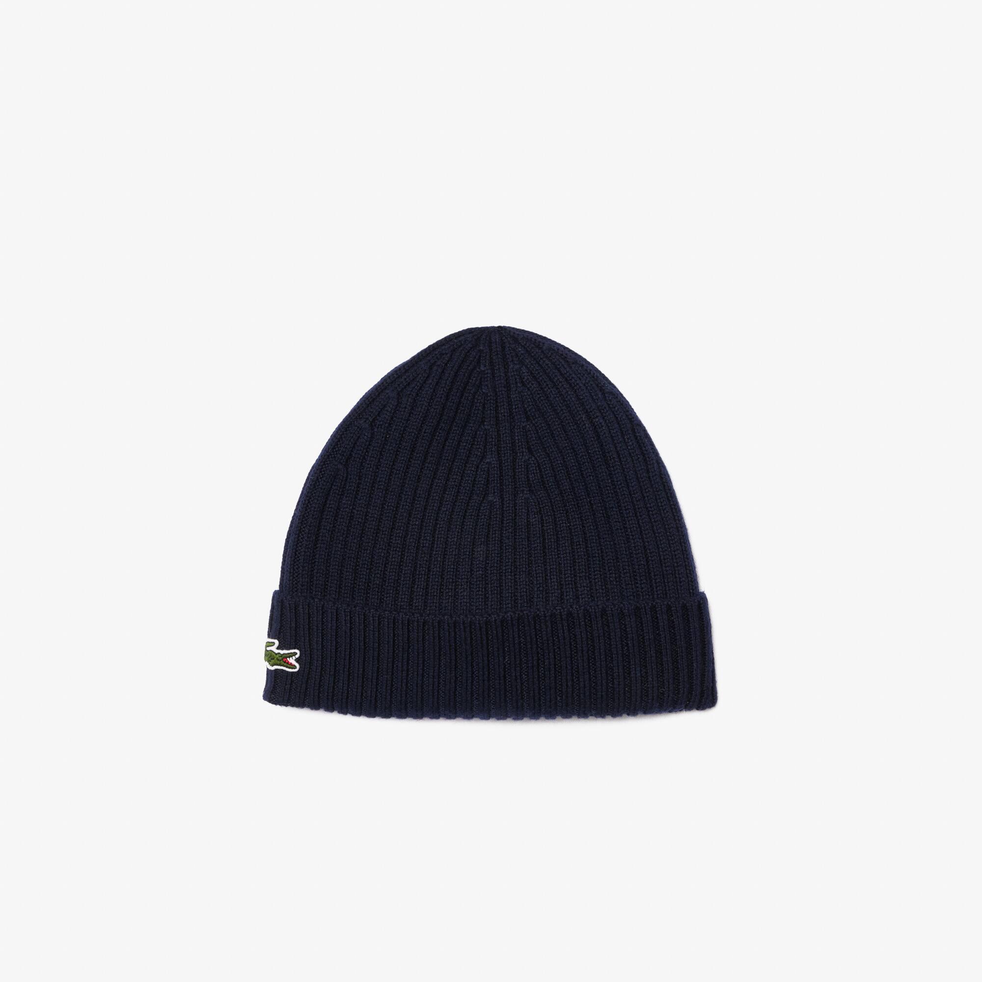 Rib Knit Brushed Wool Beanie Product Image