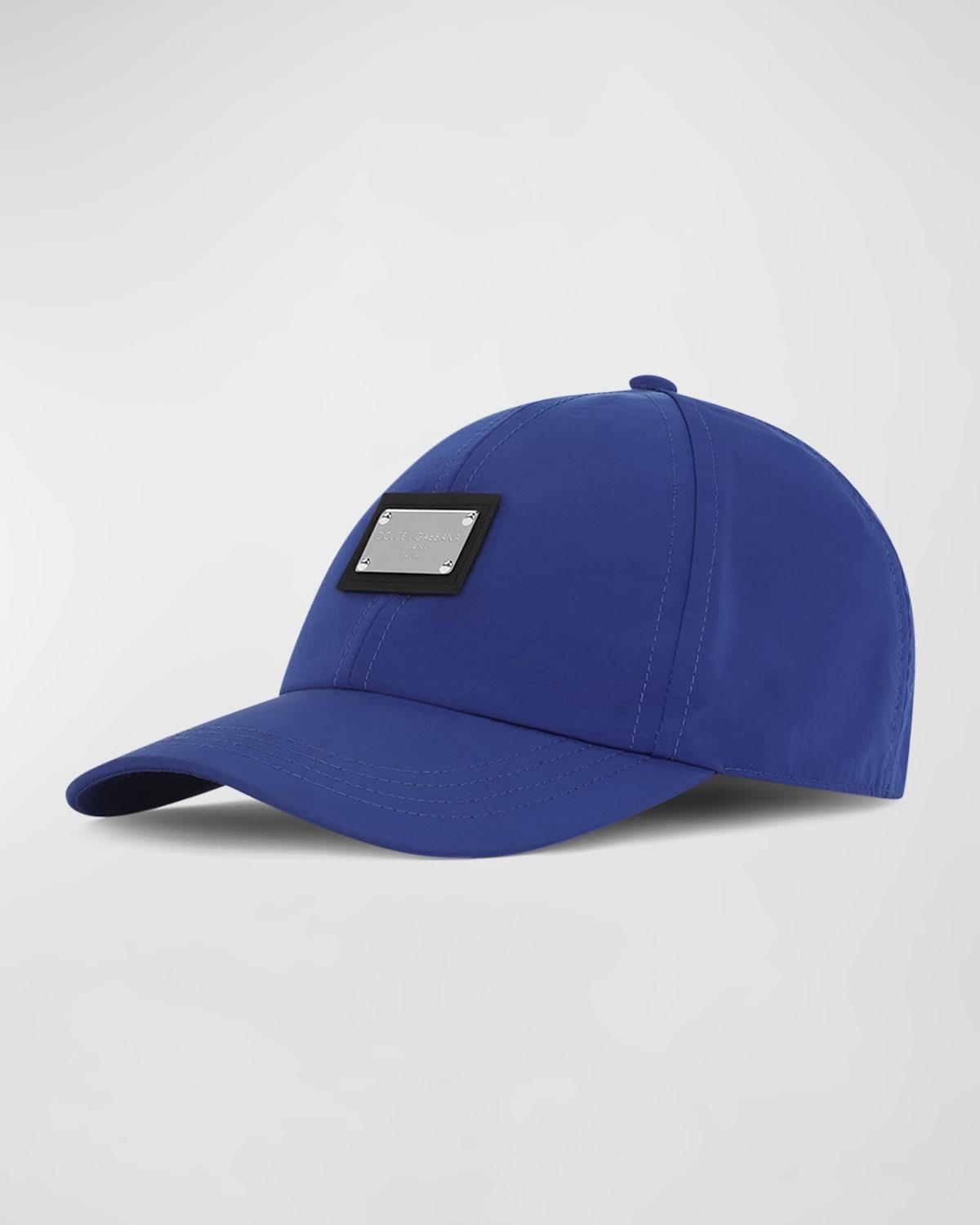 Mens Logo Plaqu Nylon Baseball Cap Product Image