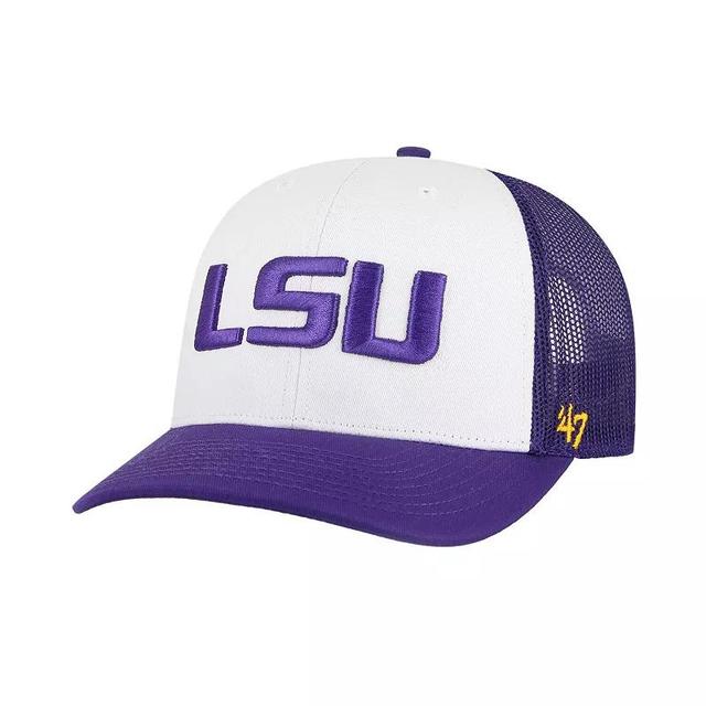 Mens 47 /Purple LSU Tigers Freshman Trucker Adjustable Hat Product Image