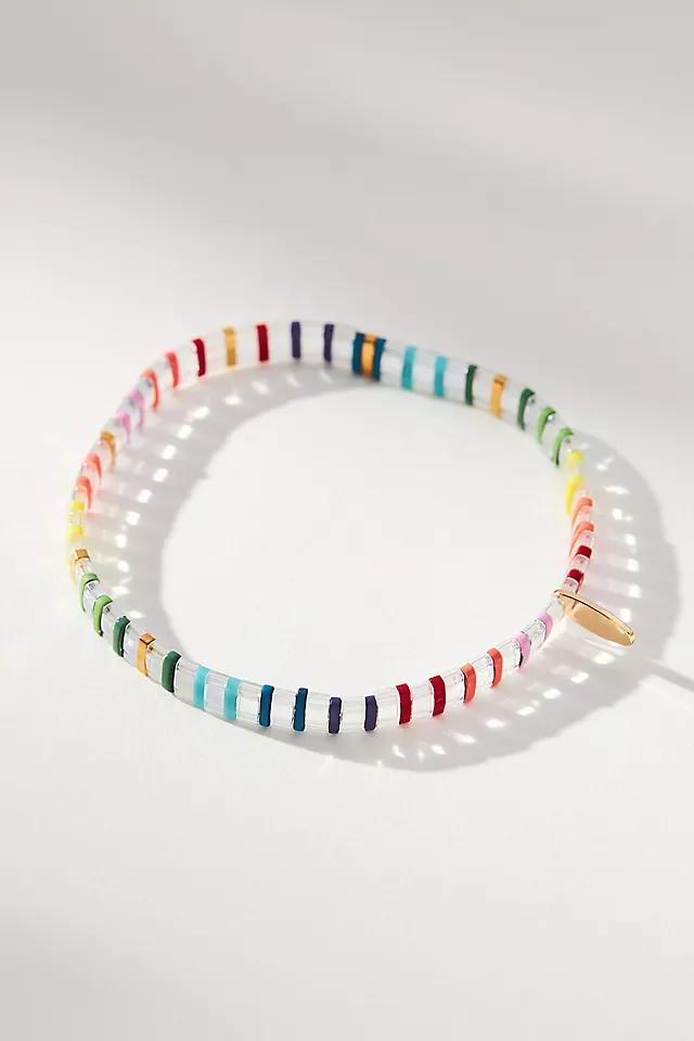 Colorful Beaded Chicklet Bracelet Product Image