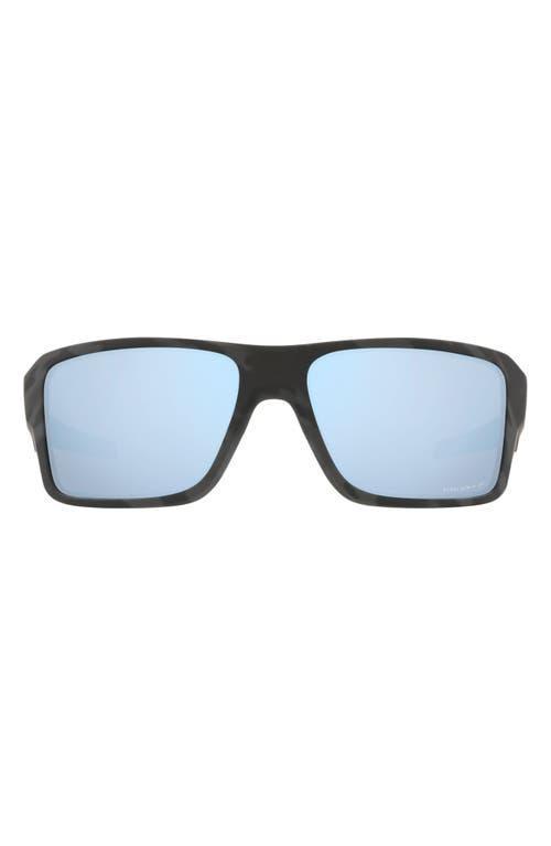 Oakley Double Edge 66mm Prizm Polarized Oversize Wrap Sunglasses Product Image