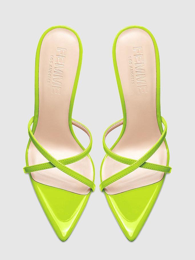 Donatella Mule - Lime Product Image