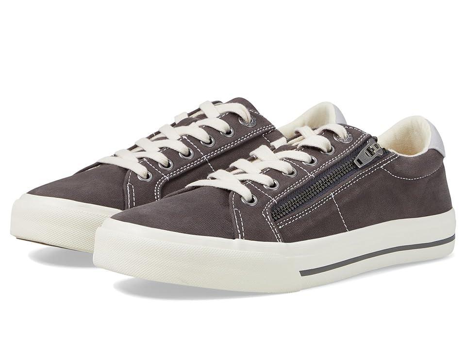 Taos Footwear Z-Soul Canvas Oxford Zip Detail Sneakers Product Image