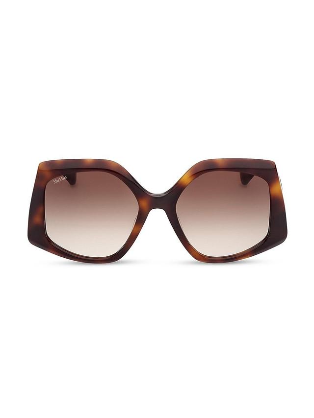 Womens 56MM Geometric Sunglasses Product Image