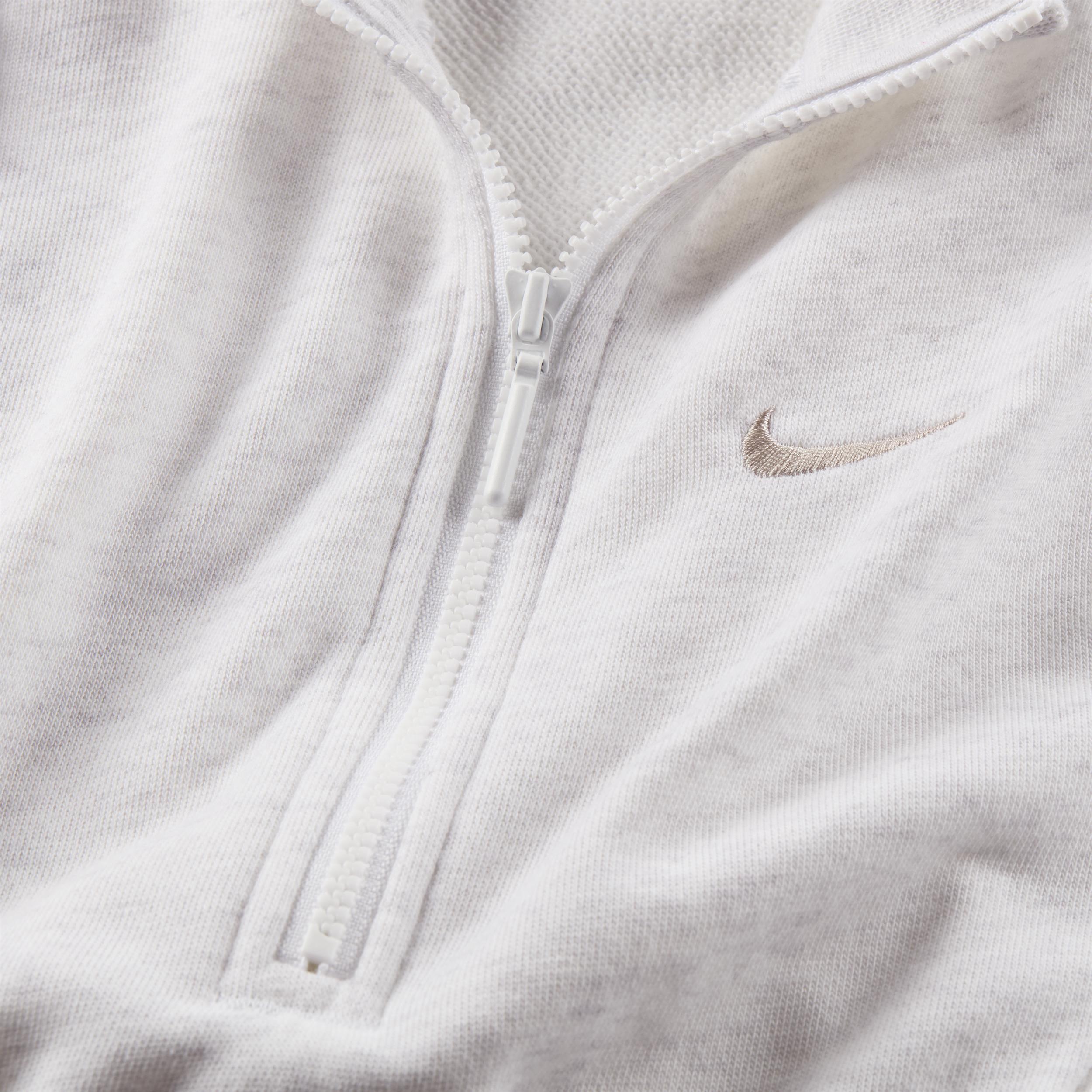 Nike Sportswear Chill Terry Women's Slim Cropped 1/2-Zip French Terry Tank Top Product Image