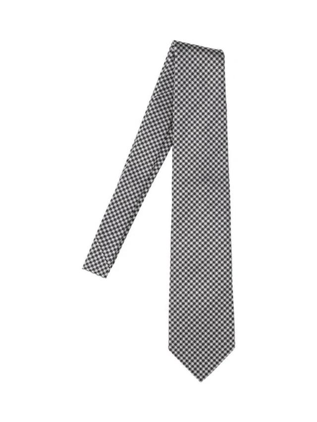 Silk Tie In White Product Image