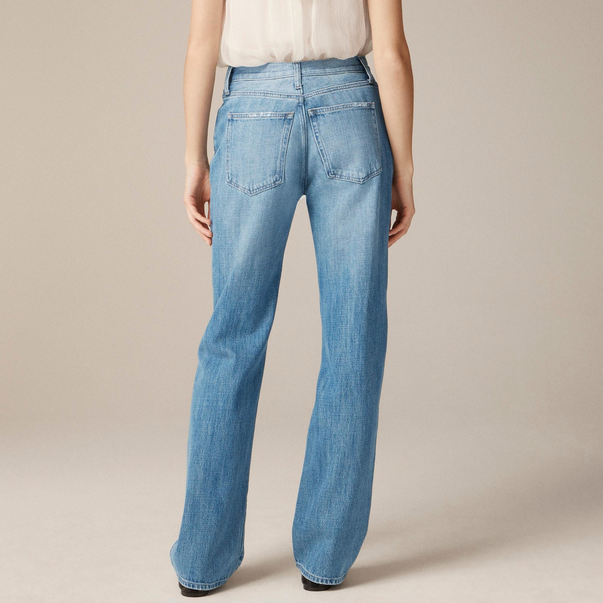 Mid-rise distressed slouchy jean in 1984 rigid Product Image