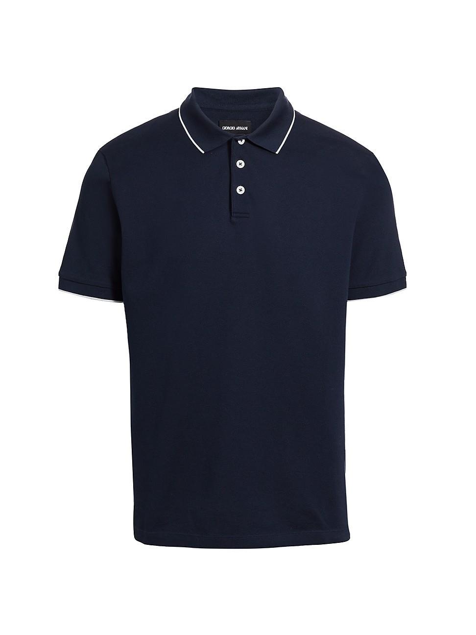 Mens Cotton Polo Shirt Product Image