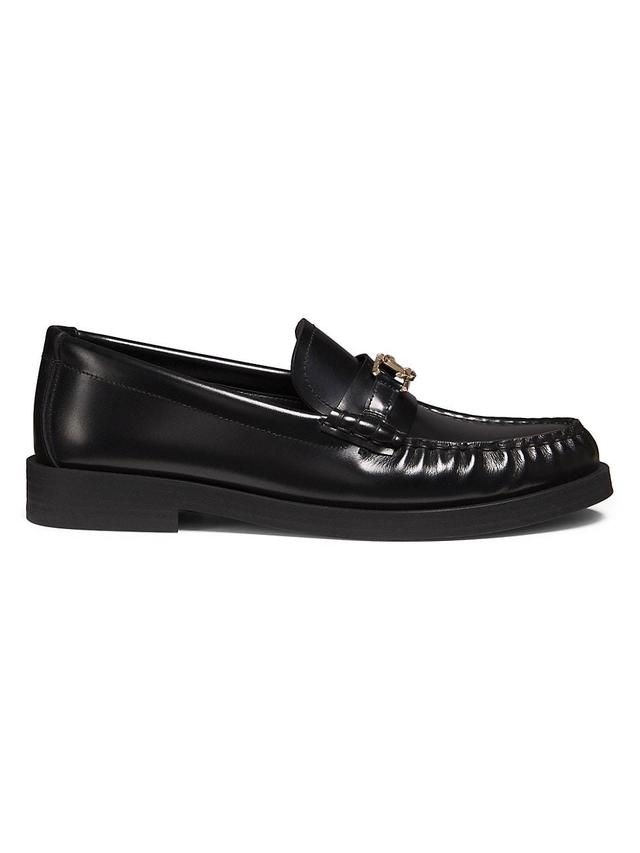 Womens Addie Leather Loafers Product Image