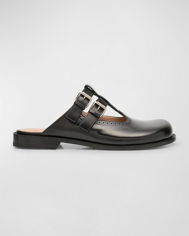 Men's Campo Leather Mary Jane Mules Product Image