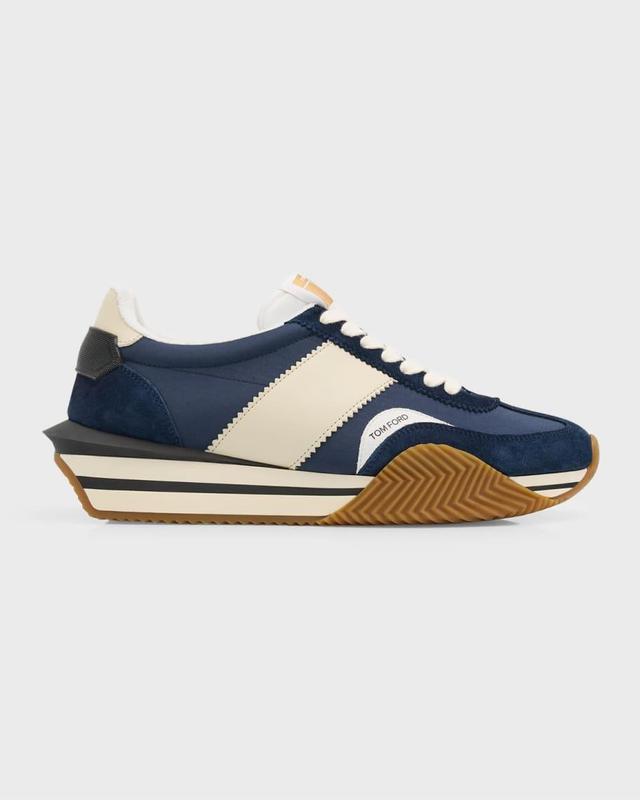 Men's James Colorblock Platform Low-Top Sneakers Product Image