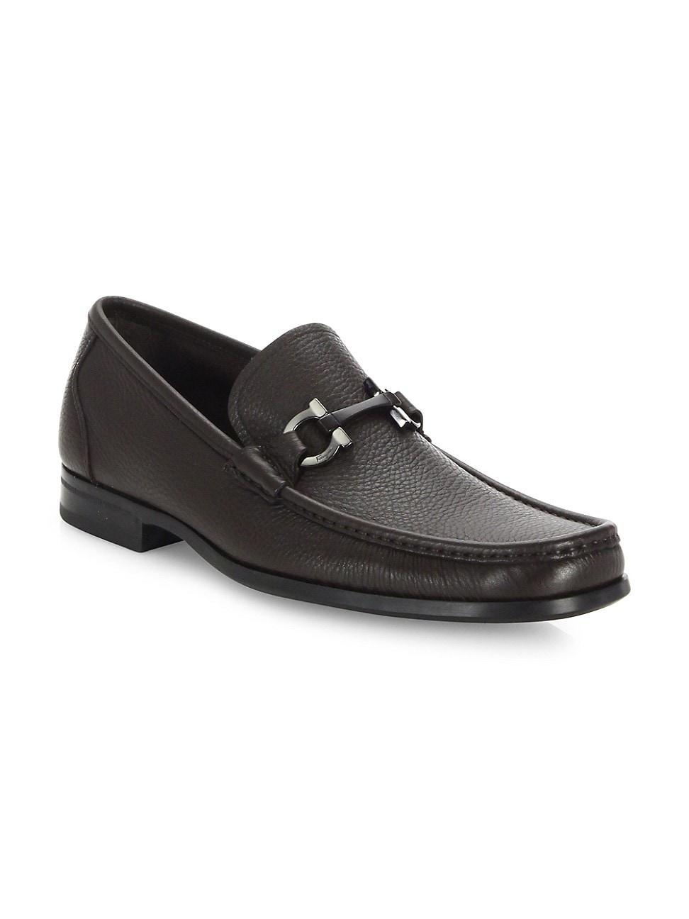 Mens Grandioso Gancini Bit Leather Loafers Product Image