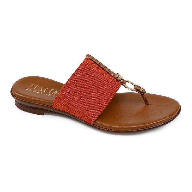 Italian Shoemakers Selah Womens Flat Sandals Red Product Image