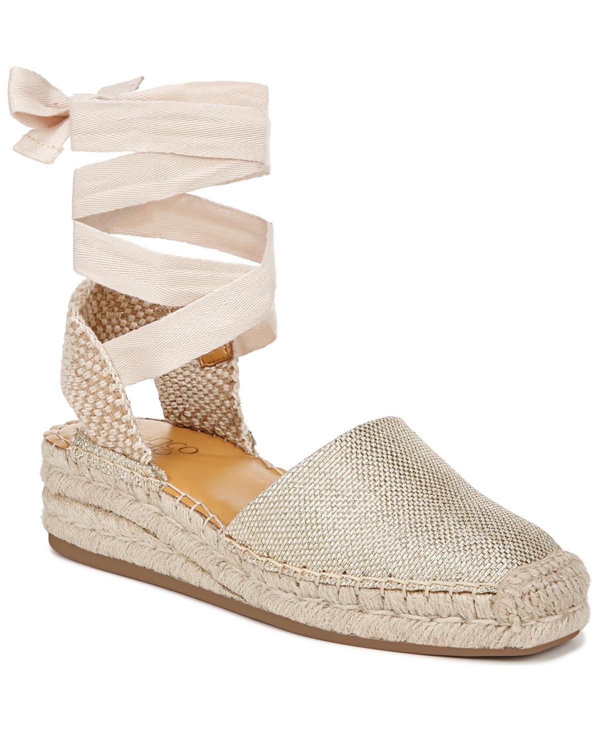 Franco Sarto Britney Ankle Wrap Platform Wedge Espadrilles Product Image