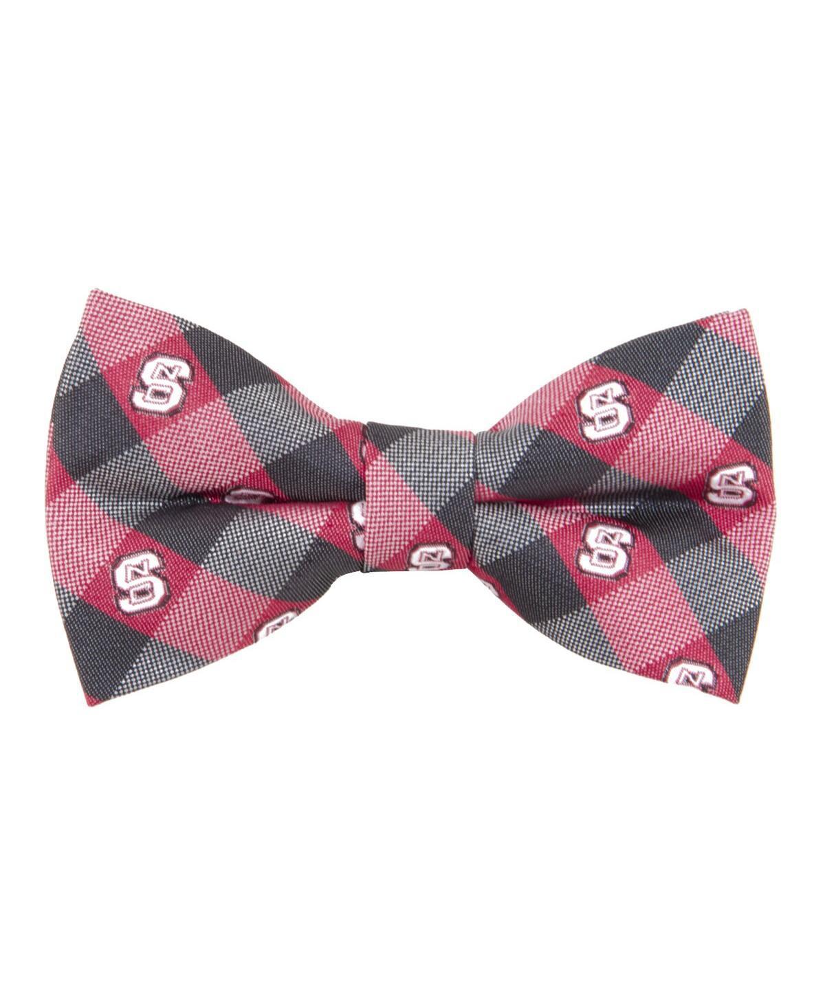 Mens Red Nc State Wolfpack Check Bow Tie Product Image