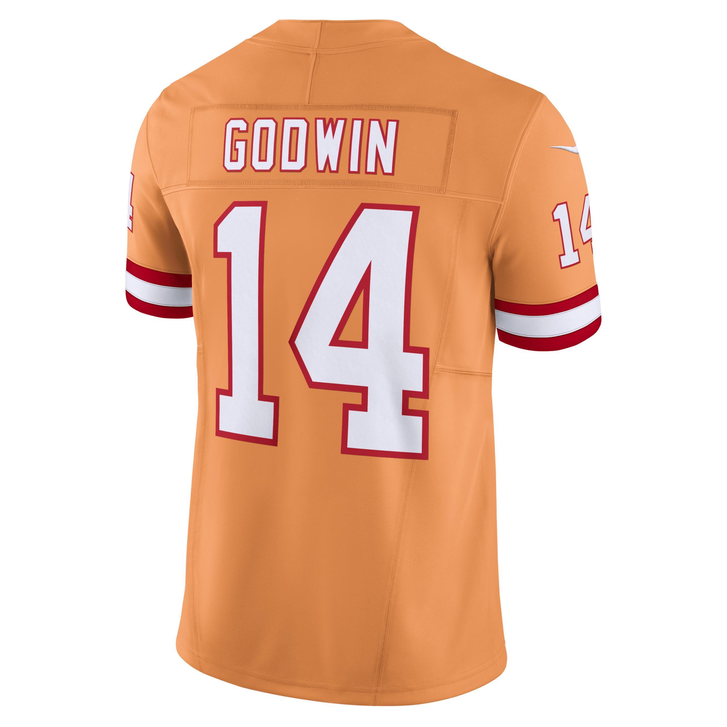 Mens Nike Chris Godwin Tampa Bay Buccaneers Throwback Vapor F.U.S.E. Limited Jersey Product Image