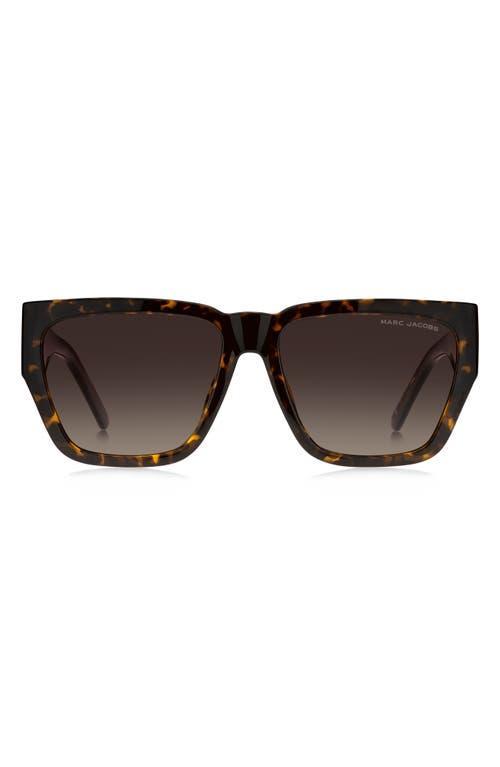 Marc Jacobs Marc Rectangular Sunglasses, 57mm Product Image