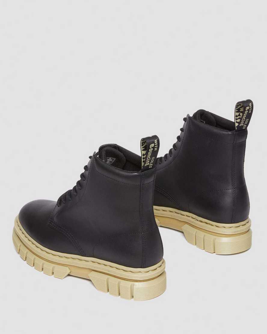 Rikard Contrast Sole Platform Lace Up Boots Product Image