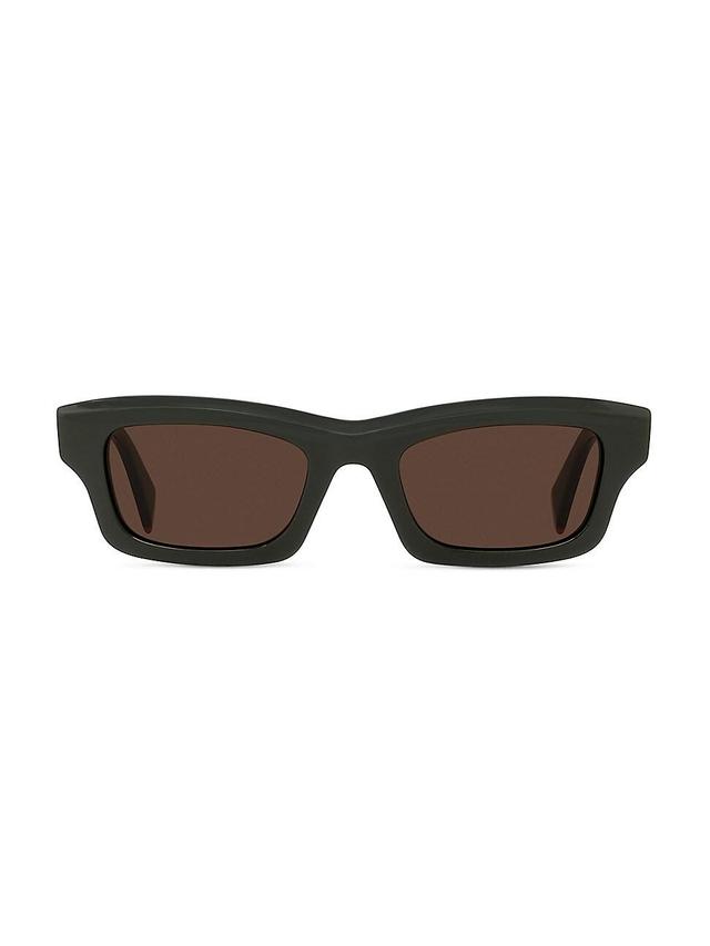 Mens 50MM Rectangular Sunglasses Product Image