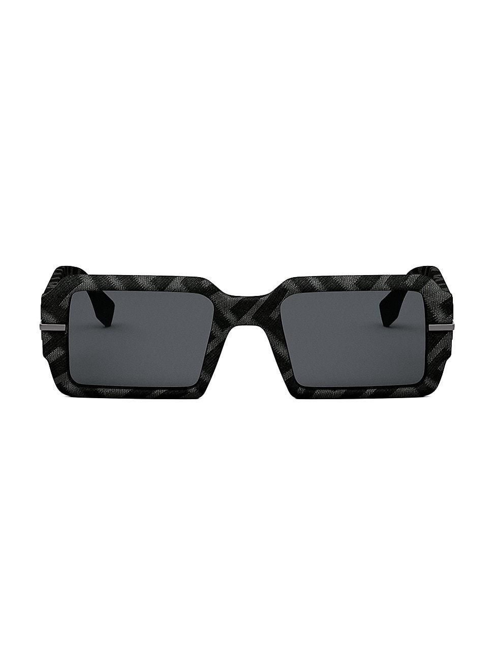 Mens Fendi Shadow 54MM Rectangular Sunglasses Product Image