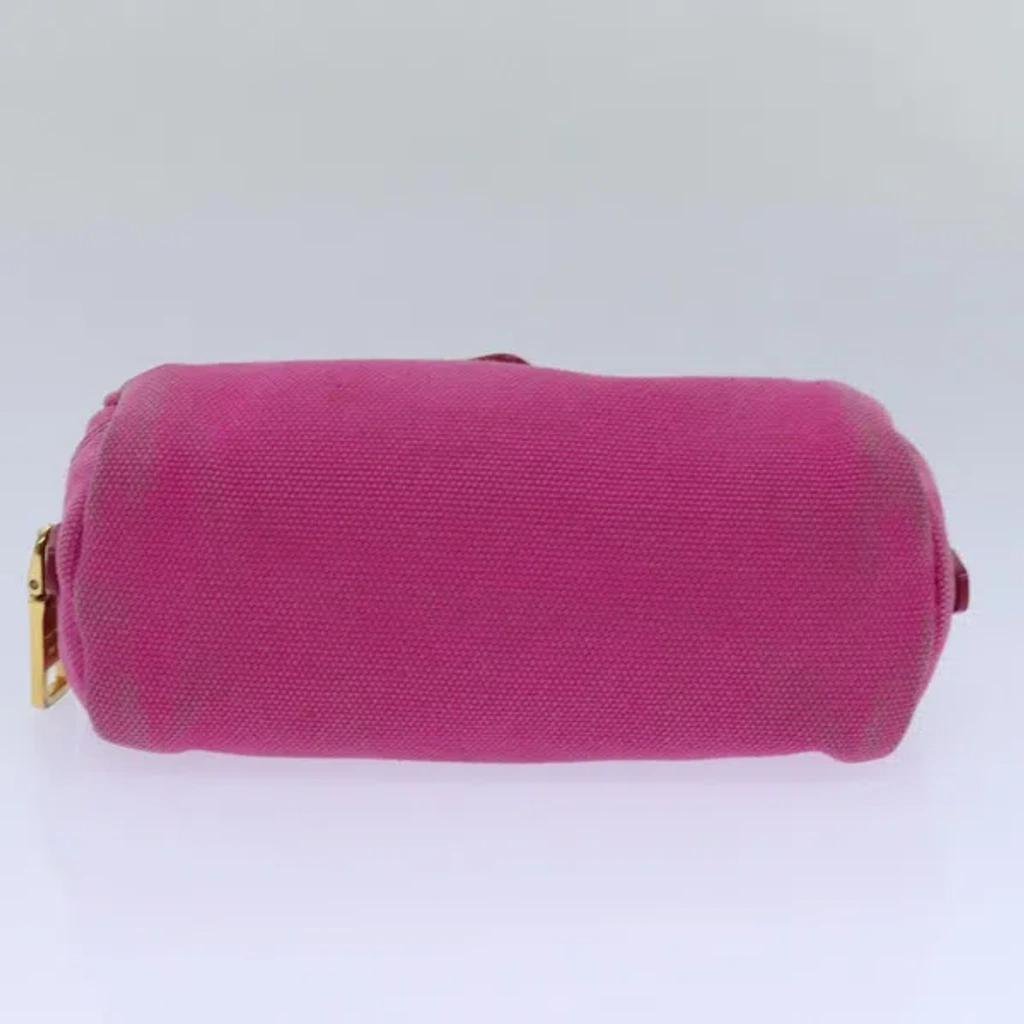 Pink Canvas Clutch Bag () Product Image