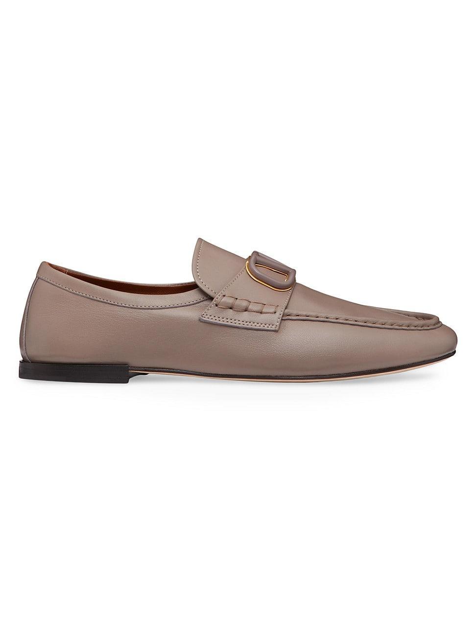 Mens VLogo Signature Calfskin Nappa Loafers Product Image