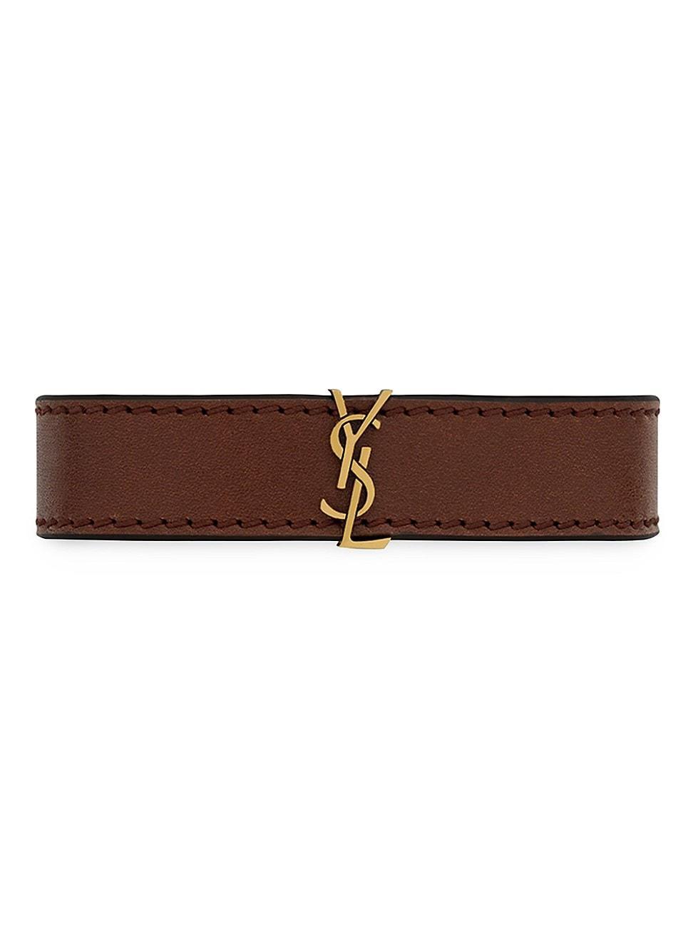 Mens Cassandre Bracelet in Leather Product Image