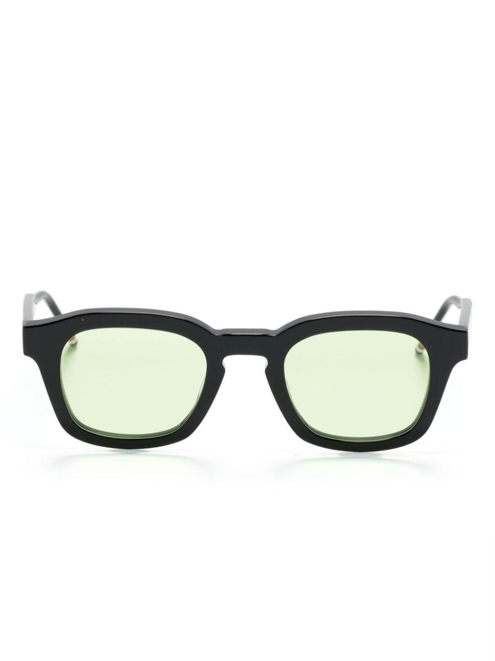 Square-frame Sunglasses In Schwarz Product Image