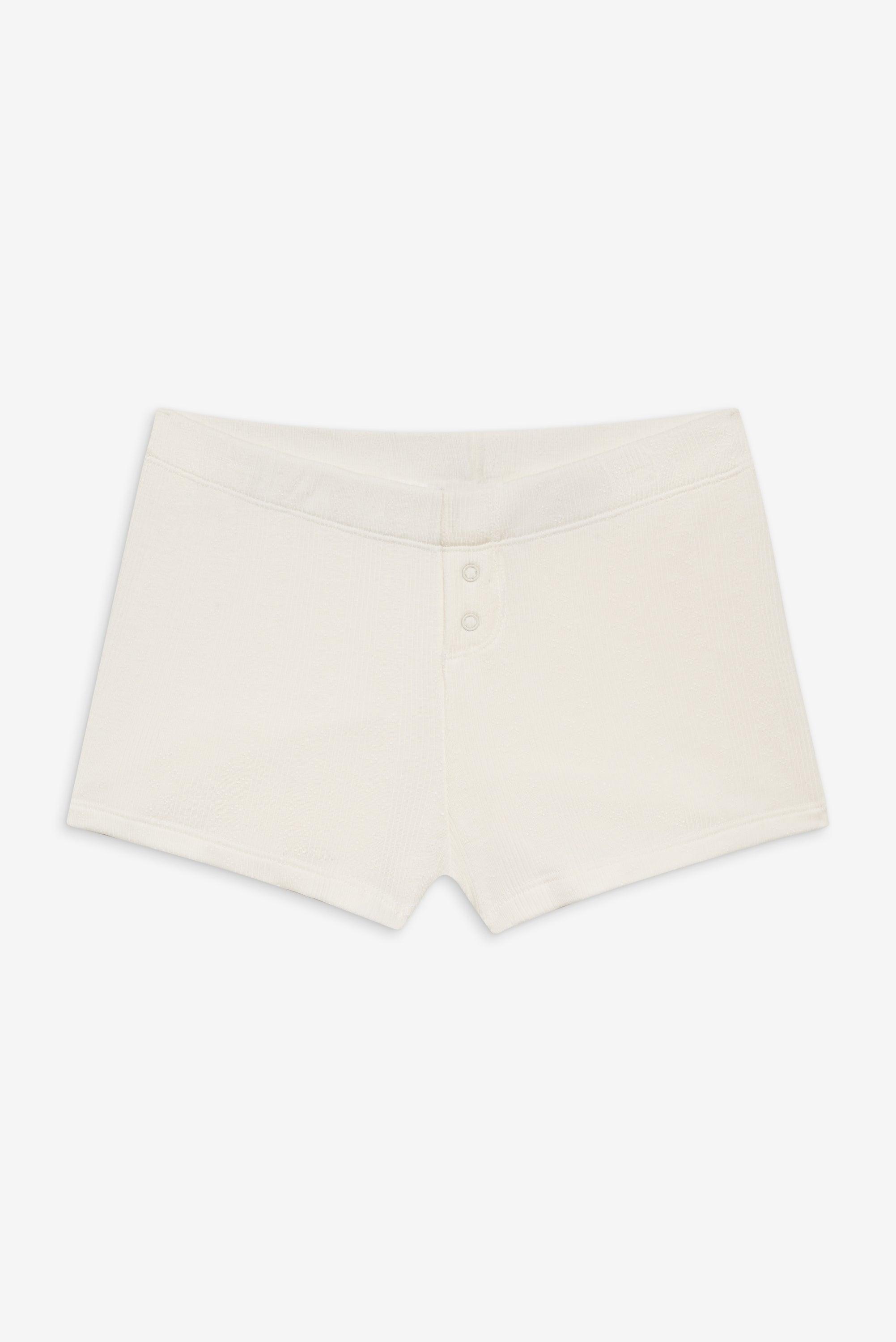 Bridget Booty Shorts - White Product Image