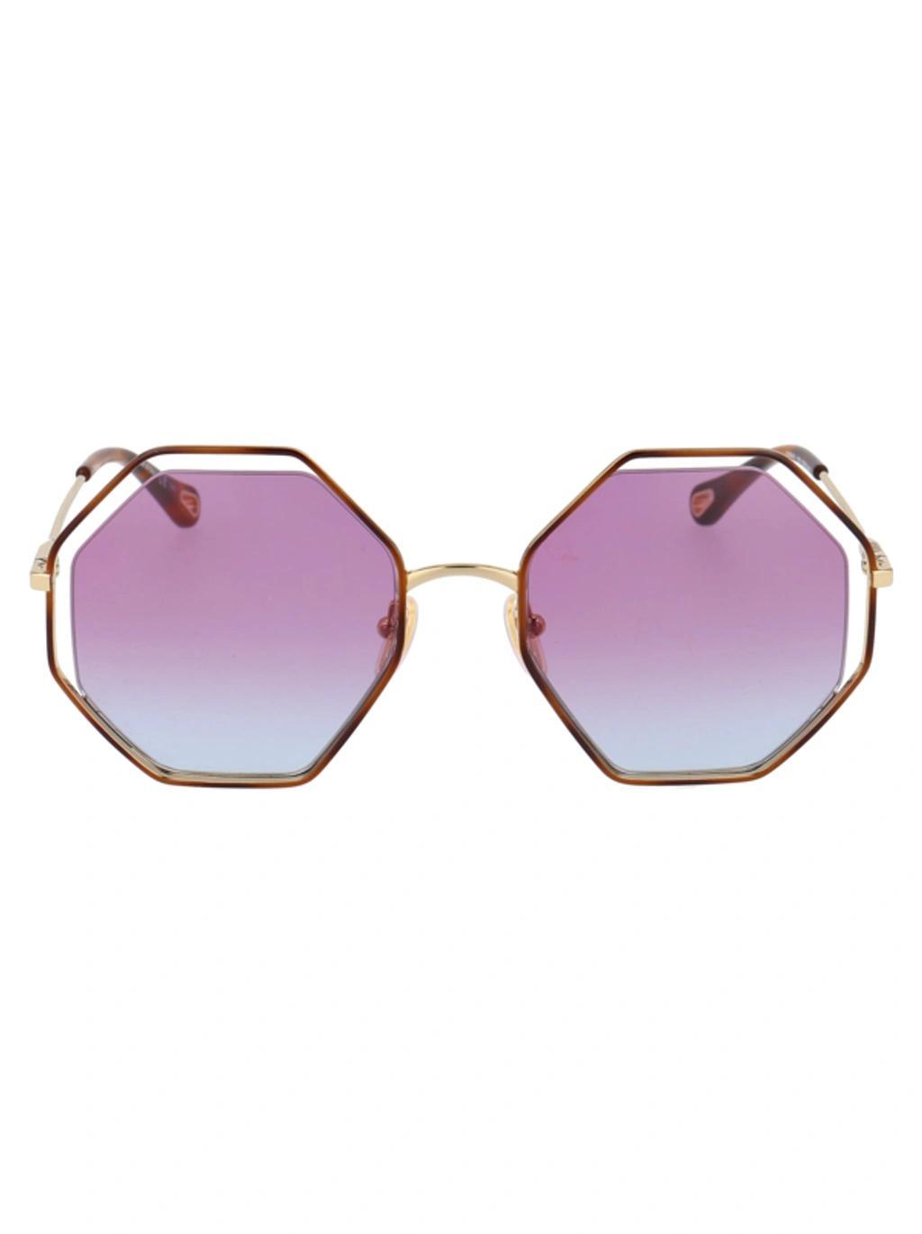 CHLOÉ Ch0046s Sunglasses In Gold Product Image