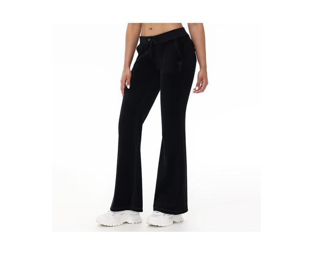 Juicy Couture Womens Heritage Cotton Velour Track Pants Product Image