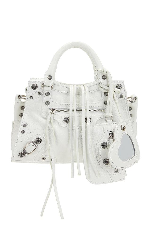 Balenciaga Extra Small Neo Cagole Bag in White Product Image