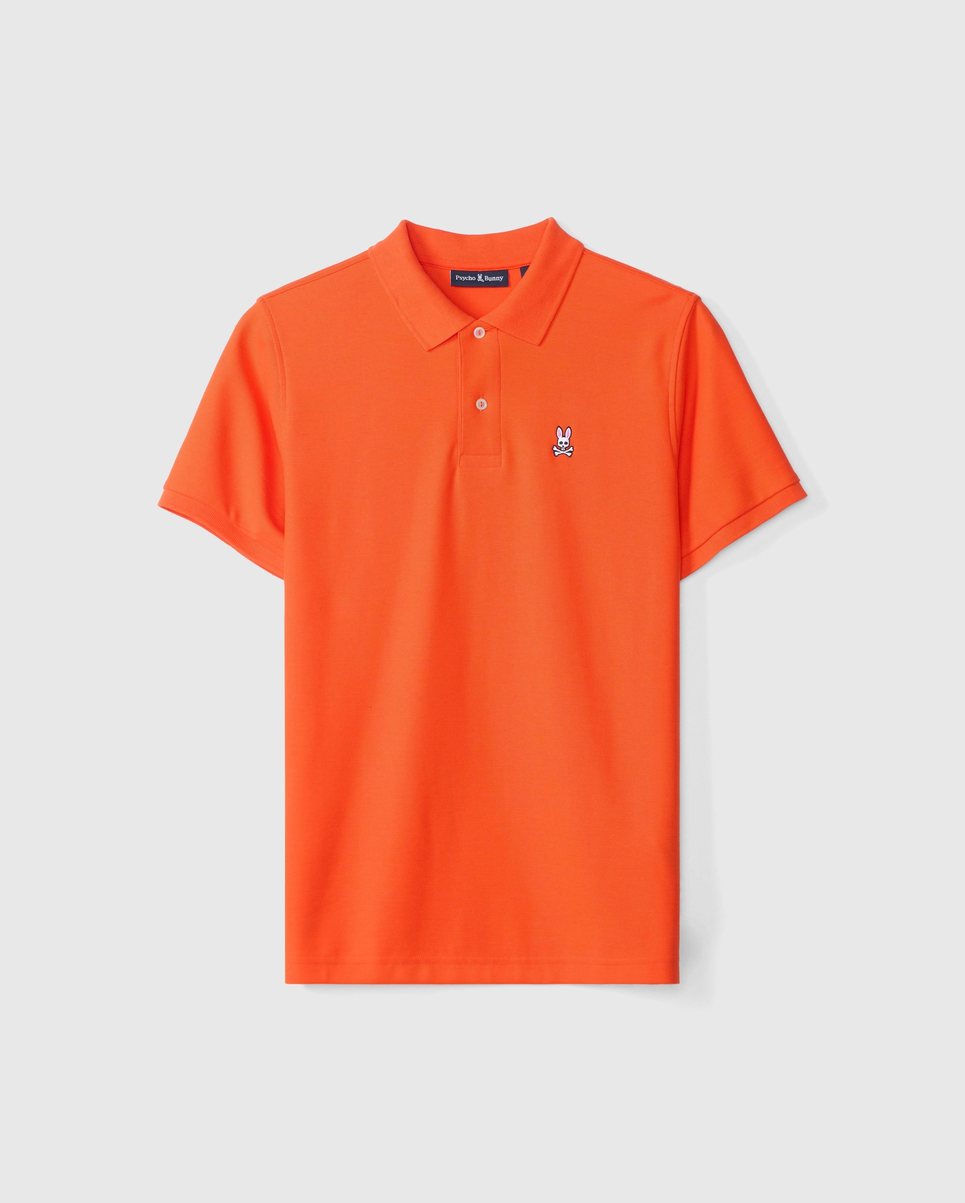 Mens Classic Pique Polo Shirt 813 TANGERINE TANGO / XXL Product Image