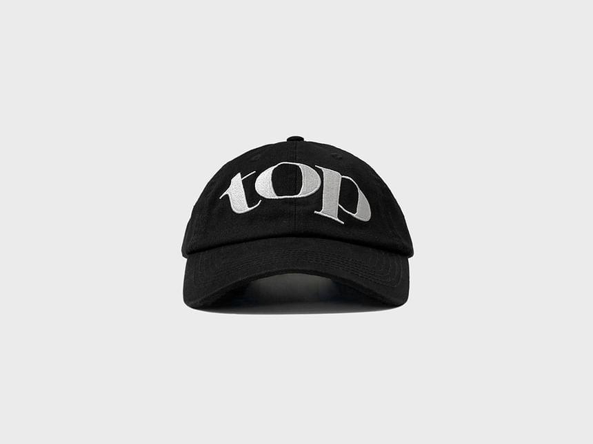 Letter Embroidered Two-Tone Cap Product Image