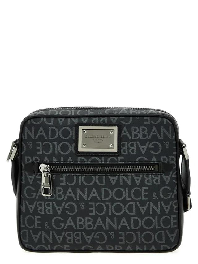 Logo Crossbody Bag In Black Product Image