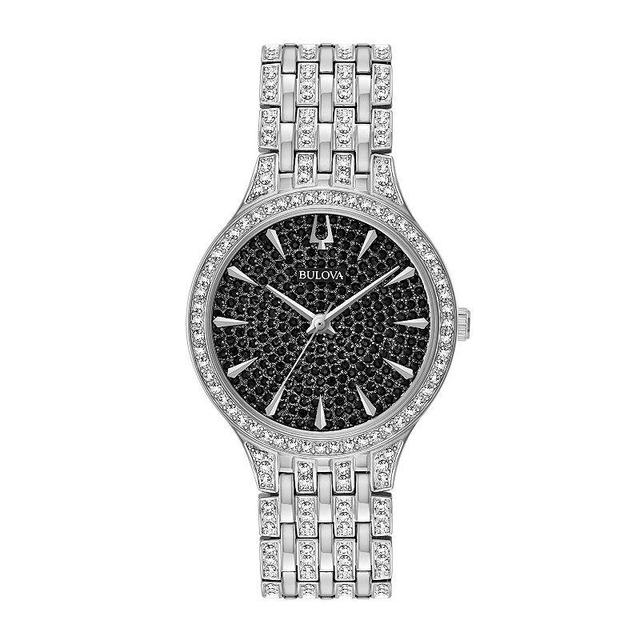 Bulova Womens Crystal Stainless Steel Watch - 96L273 Silver Product Image