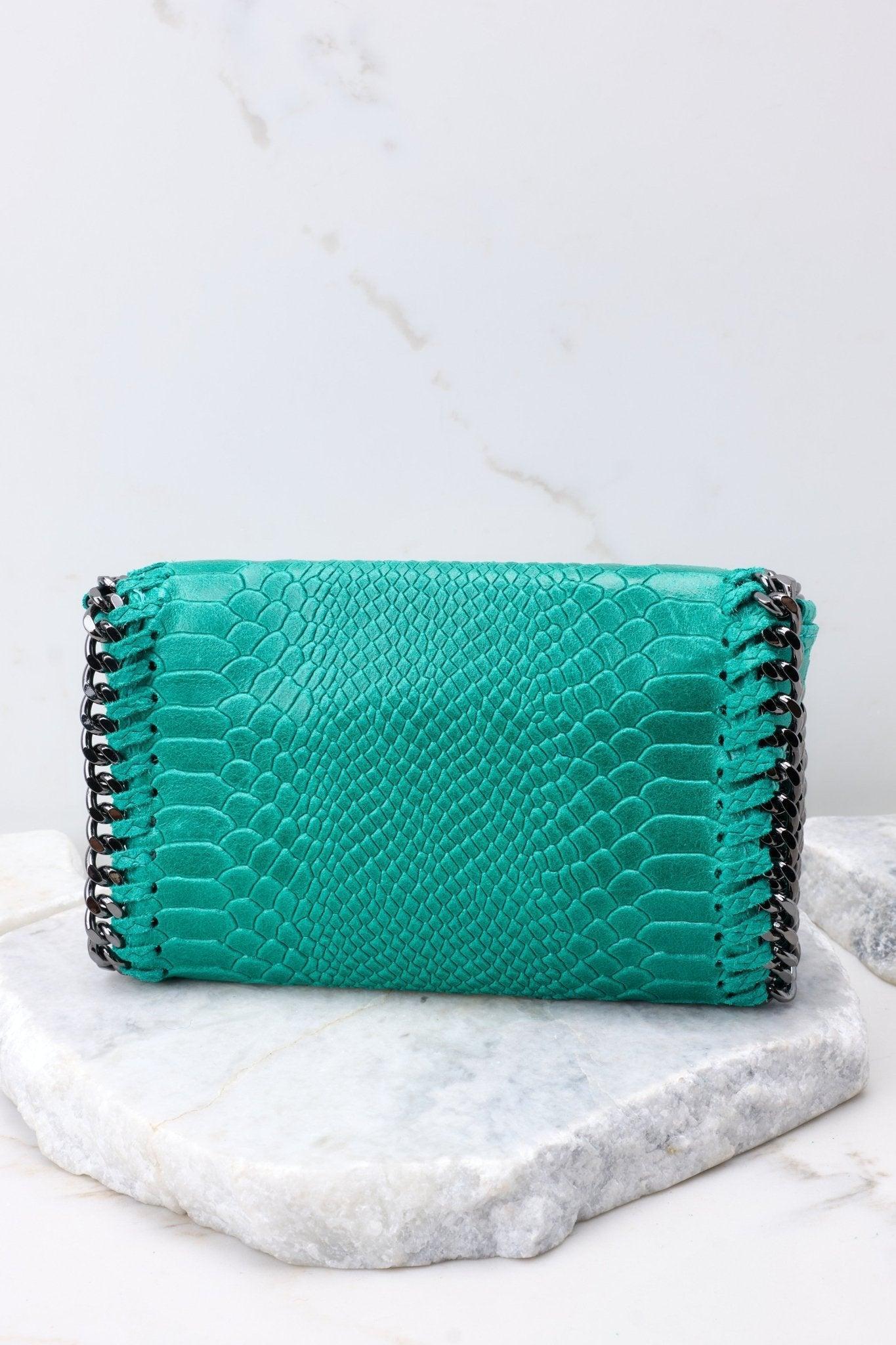 In High Places Green Clutch Bag Product Image