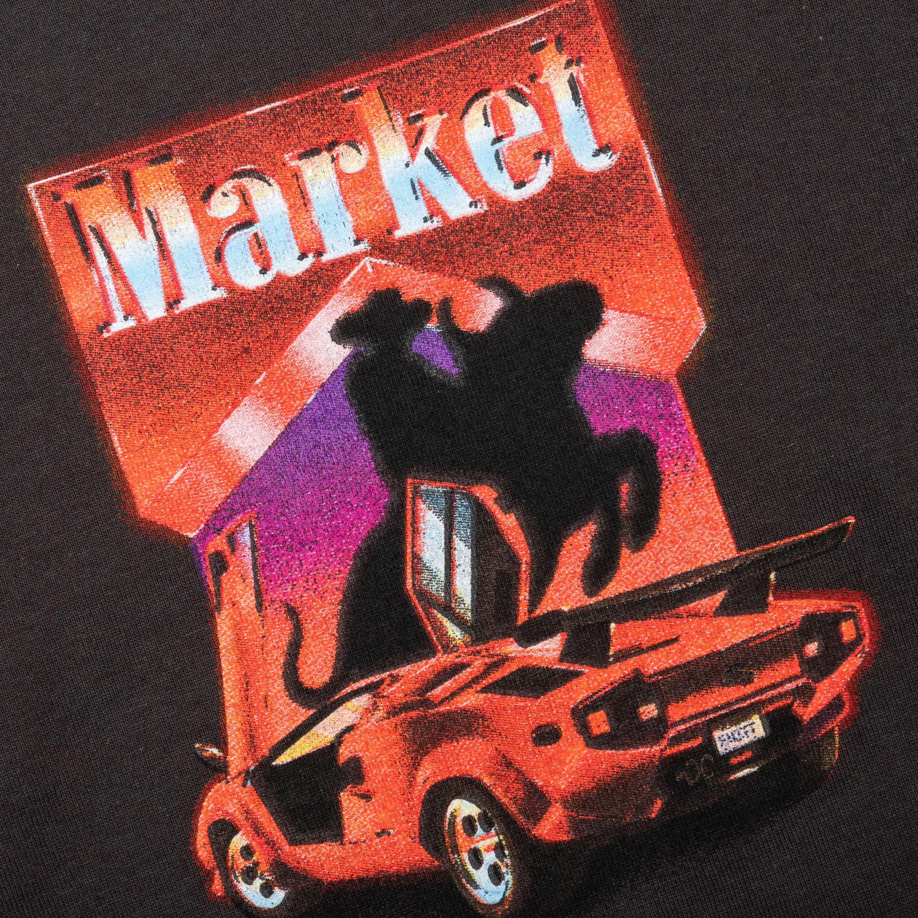 Bull Rider T-Shirt - Washed Black Male Product Image